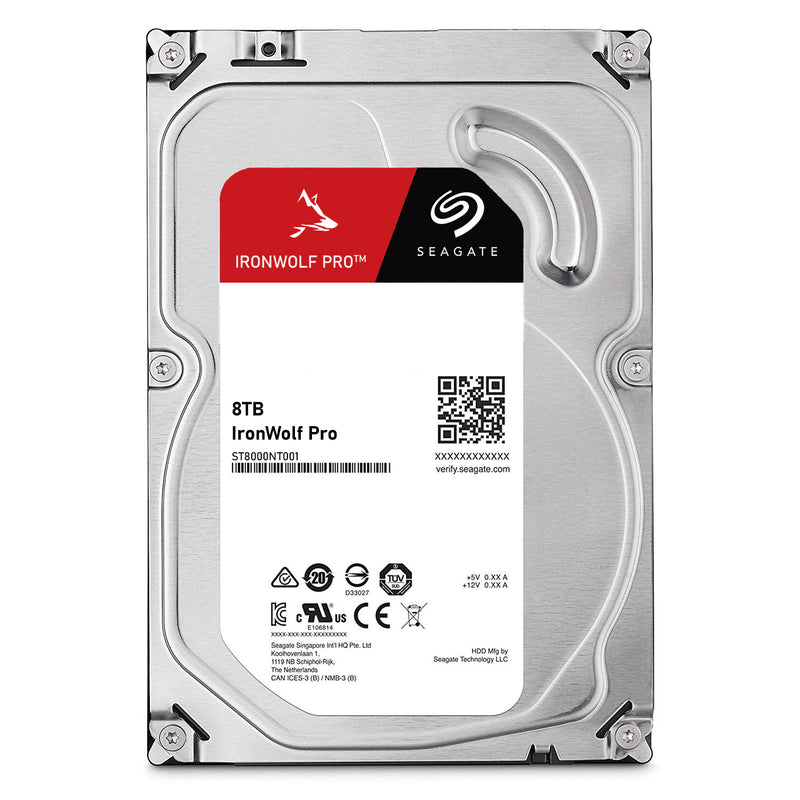 IronWolf 8TB SATA III 3.5 Internal NAS Hard Drive, 7200 RPM