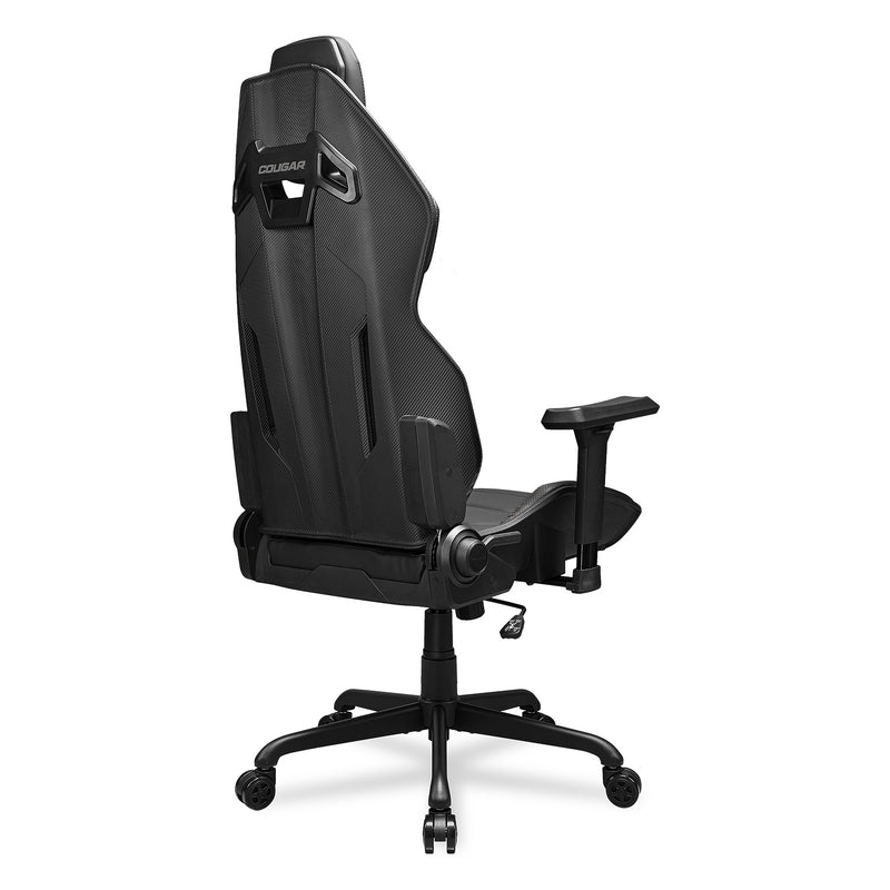Cougar Hotrod Black 賽車風格玻璃纖維強化塑料外殼電競椅(黑色) (代理直送)