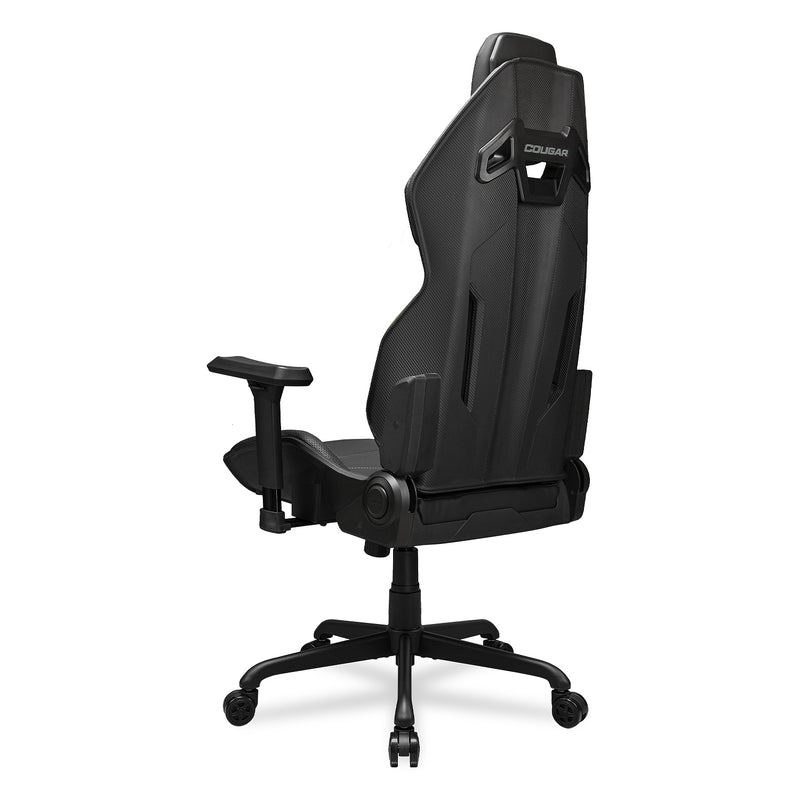 Cougar Hotrod Black 賽車風格玻璃纖維強化塑料外殼電競椅(黑色) (代理直送)