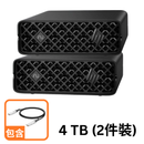 HP ZGX Nano G1n AI Station (Nvidia GB10 Grace Blackwell Superchip, 128GB LPDDR5x, 4TB Gen 4 NVMe M.2 SSD) x2部 + QSFP專用連接線 D02B3PT
