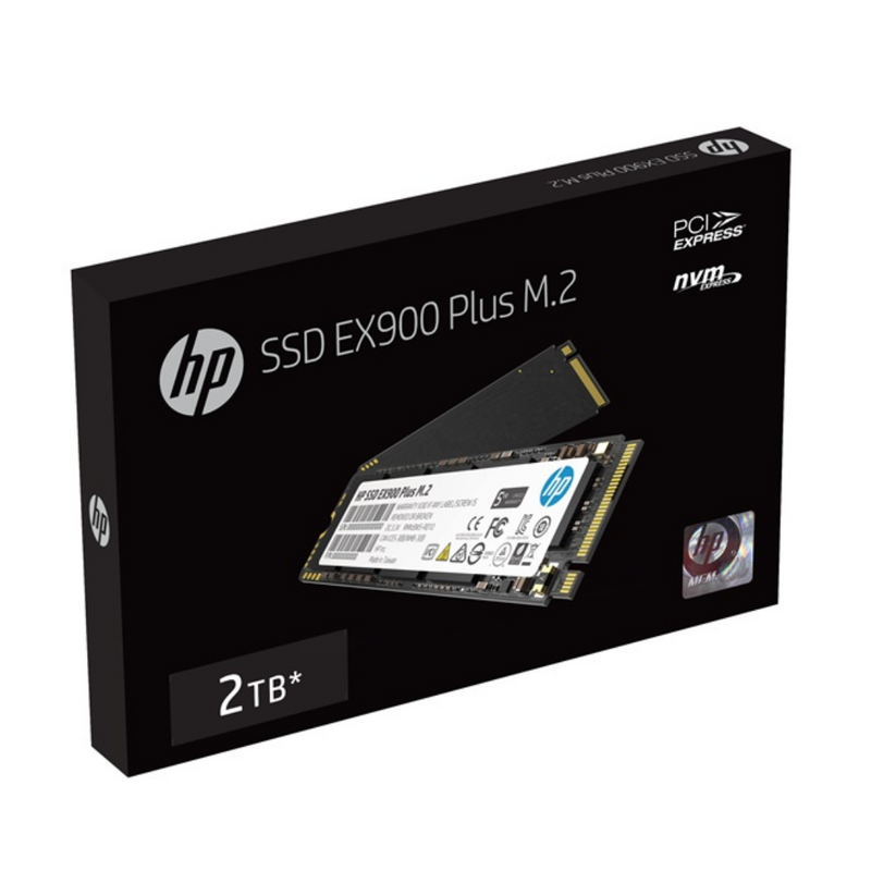 HP 2TB EX900 Plus NVMe M.2 PCIe 3x4 SSD (HD-HEX902T)