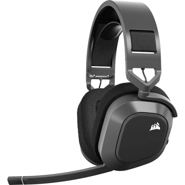 【CORSAIR 5月份電競產品優惠】Corsair HS80 MAX WIRELESS Gaming Headset - Steel Gray CA-9011295-AP