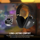 CORSAIR HS80 MAX Wireless Gaming Headset - Steel Gray CA-9011295-AP