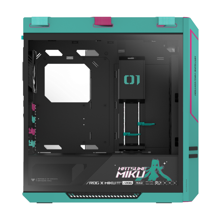 【搶先預購】ASUS ROG Strix Helios II Hatsune Miku 初音未來 Edition EATX Mid-Tower Case *需要牛箱水板卡一起購買