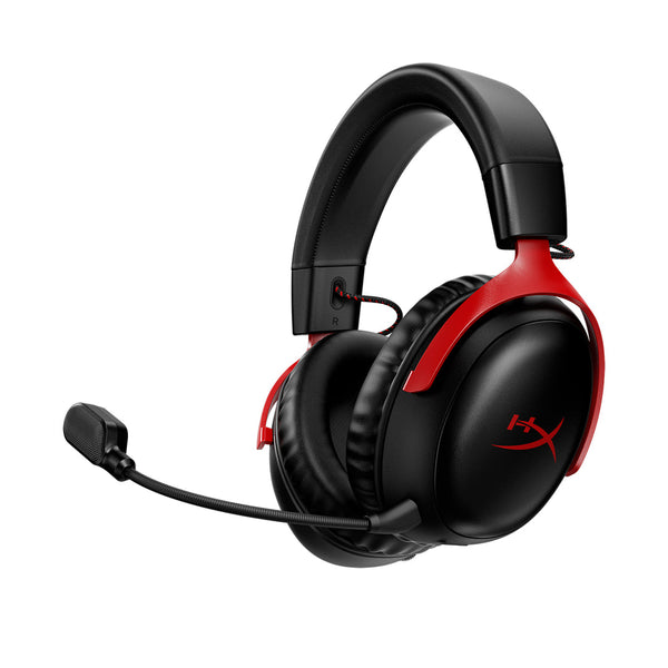 HyperX Cloud III Wireless DTSX Surround Gaming Headphset (Black/Red) - 77Z46AA