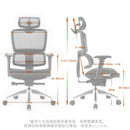 i-rocks T07 (石墨黑) 人體工學網椅 - GC-T07BK (代理直送)