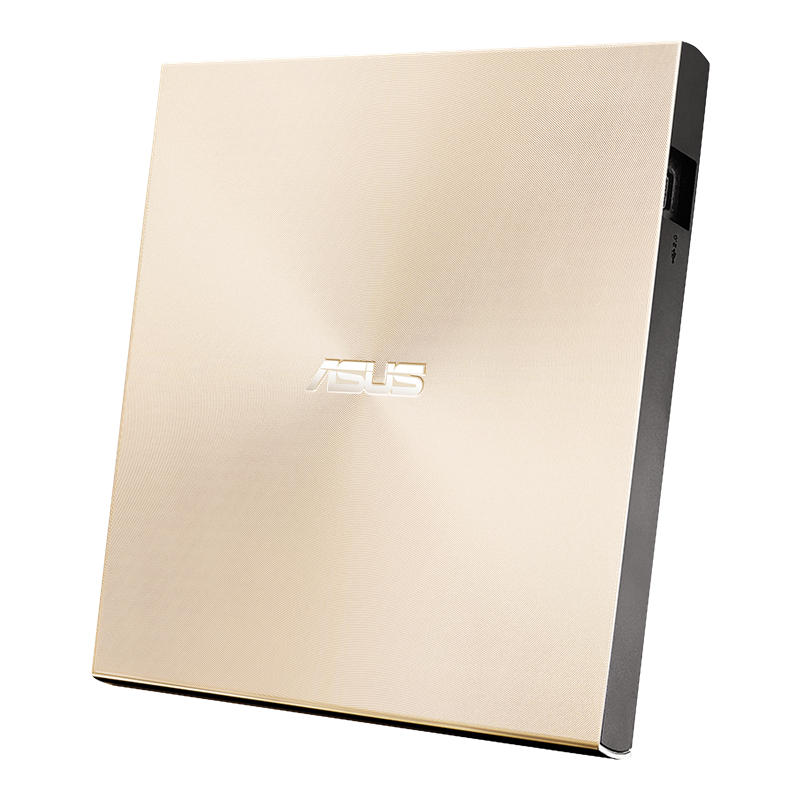 ASUS ZenDrive U9M (SDRW-08U9M-U)/GOLD ultra-slim portable 8X DVD burner with USB Type-C and Type-A