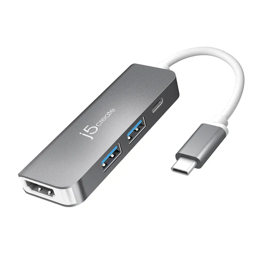 j5create USB-C 5合1擴充迷你集線器 - UH-JCD371