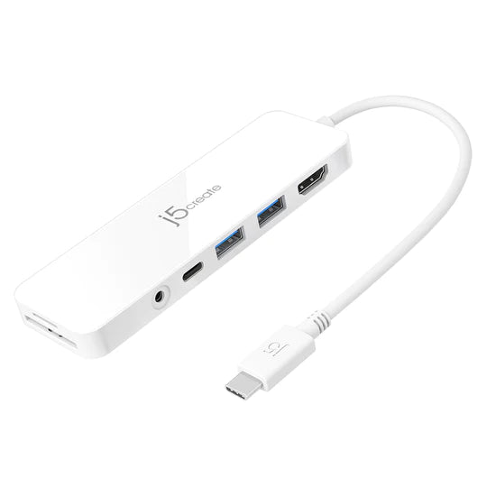 j5create USB-C 7-in-1 Multi-Function Expansion Hub - UH-JCD373 