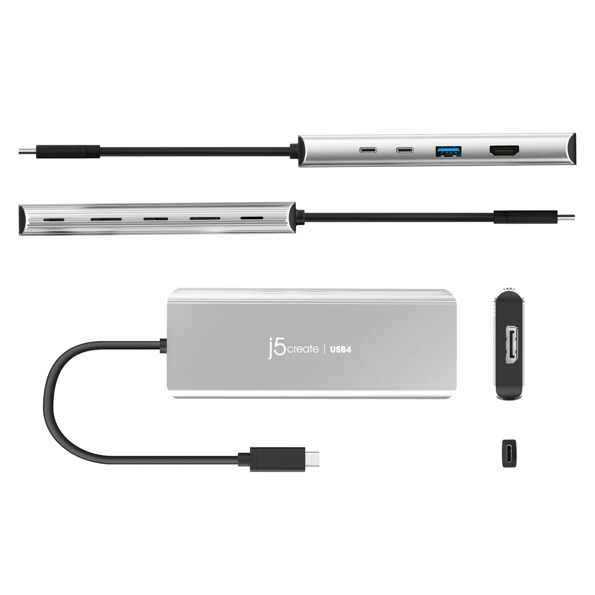 j5create USB4 Dual 4K Multi-Port Hub - UH-JCD401 j5create USB4 Dual 4K Multi-Port Hub - UH-JCD401
