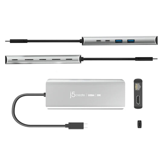 j5create USB4 8K極速多功能集線器 - UH-JCD403
