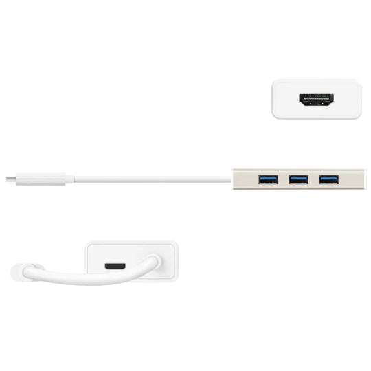 j5create USB 3.1 Type-C轉HDMI 輕巧旅行充電傳輸集線器 - UH-JCH451
