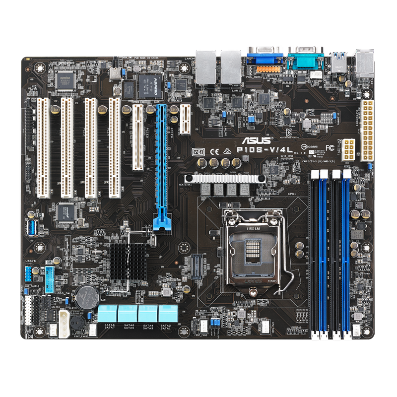 ASUS P10S-V/4L Intel C236,DDR4,LGA 1151 ATX Workstation Motherboard