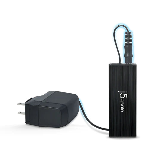 j5create USB 3.0 4-port mini hub [with AC Fire Ox] - UH-JUH340 