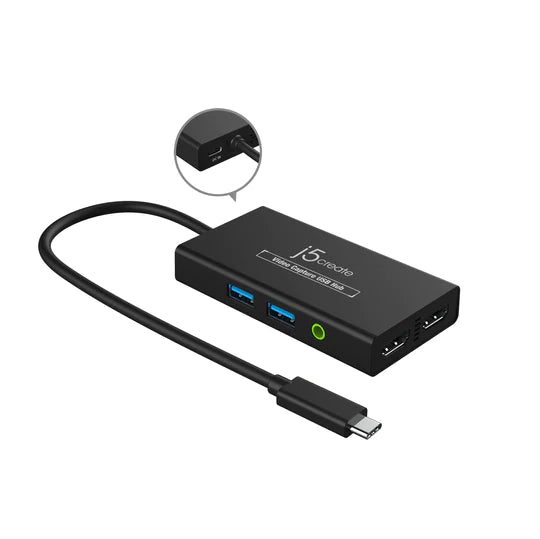 j5create Image Capture USB-C Hub-JVA01 