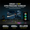 Corsair K100 RGB Optical-Mechanical Gaming Keyboard — CORSAIR OPX Switch — Black CH-912A01A-NA