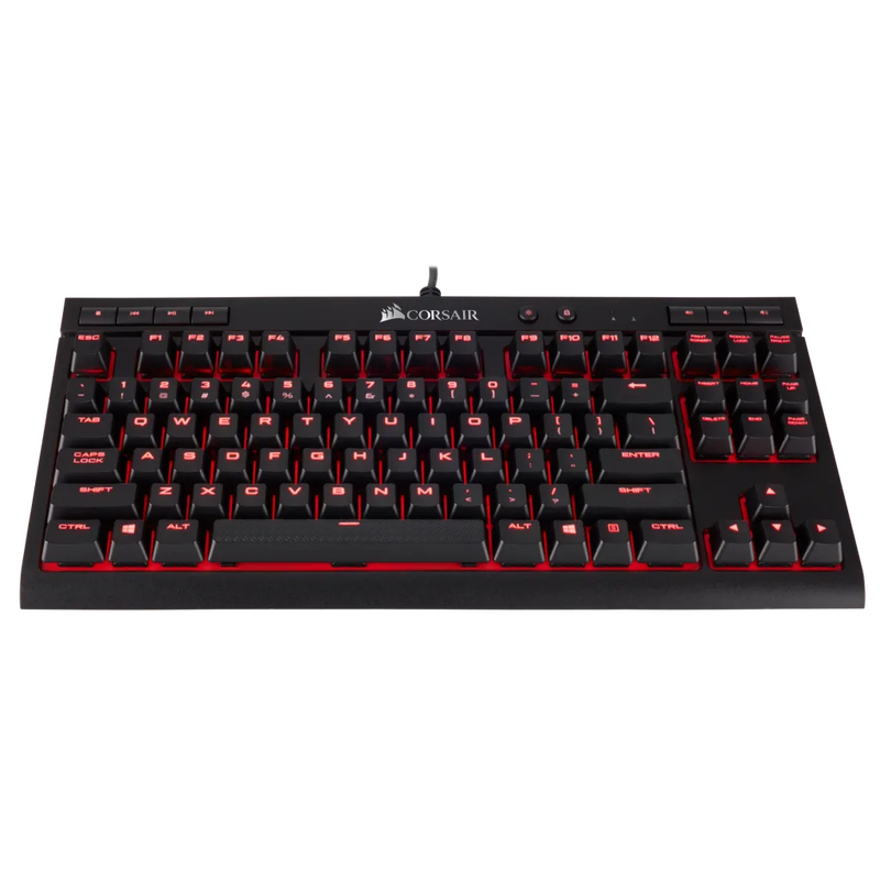 Corsair K63 Compact Mechanical Gaming Keyboard — Cherry® MX Red CO-KB-K63-RED-BLK-MX RED CH-9115020-NA 