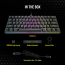 Corsair K65 RGB MINI 60% Mechanical Gaming Keyboard - CHERRY MX SPEED - Black CH-9194014-NA