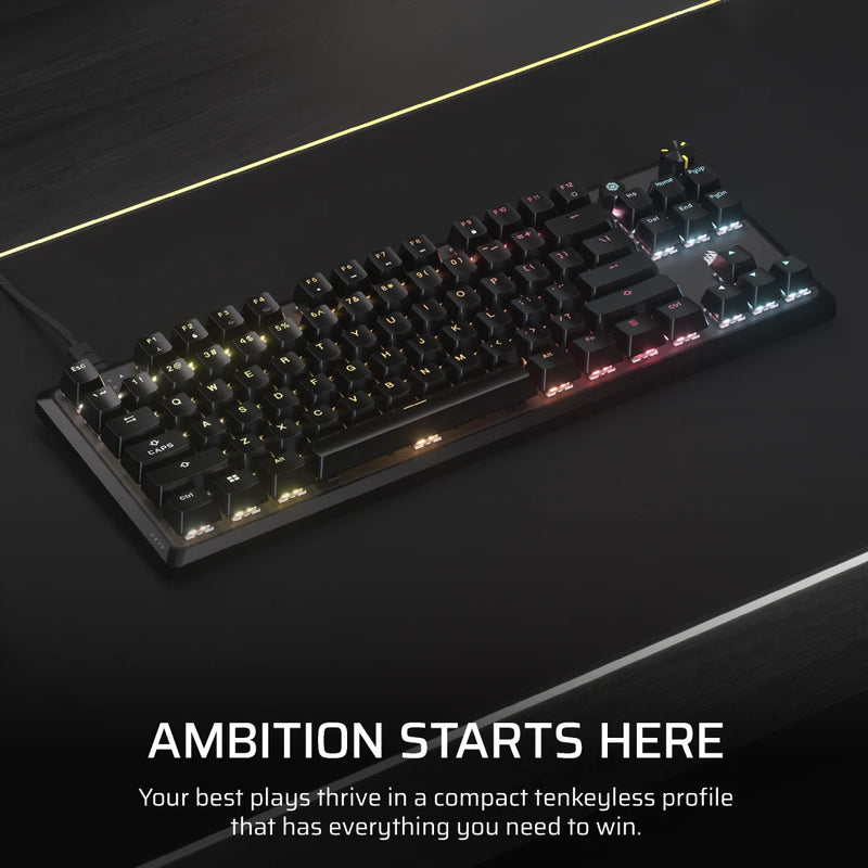 【優惠價】CORSAIR K70 CORE TKL RGB 機械遊戲鍵盤 CH-911911E-NA