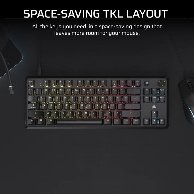 【優惠價】CORSAIR K70 CORE TKL RGB 機械遊戲鍵盤 CH-911911E-NA