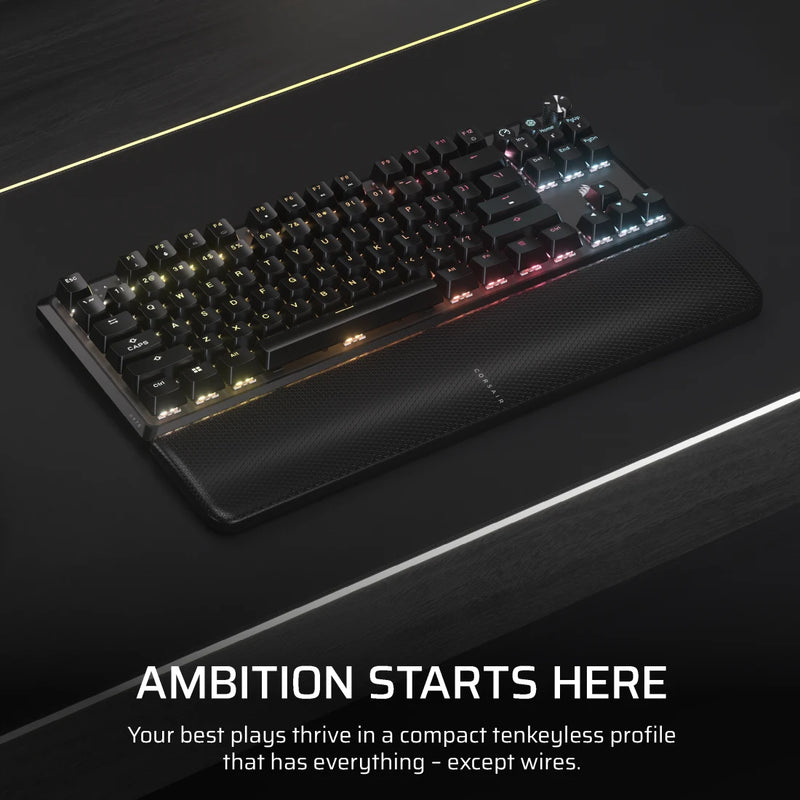 [Special Price] CORSAIR K70 CORE TKL WIRELESS RGB Mechanical Gaming Keyboard CH-914901E-NA 