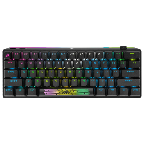 【CORSAIR 5月份電競產品優惠】Corsair K70 PRO MINI WIRELESS 60% Mechanical CHERRY MX Speed Switch Keyboard with RGB Backlighting - Black CH-9189014-NA