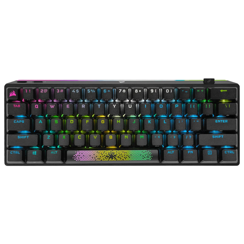 Corsair K70 PRO MINI WIRELESS 60% Mechanical CHERRY MX Speed Switch Keyboard with RGB Backlighting - Black CH-9189014-NA