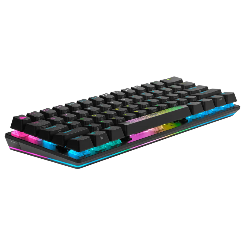 Corsair K70 PRO MINI WIRELESS 60% Mechanical CHERRY MX Speed Switch Keyboard with RGB Backlighting - Black CH-9189014-NA