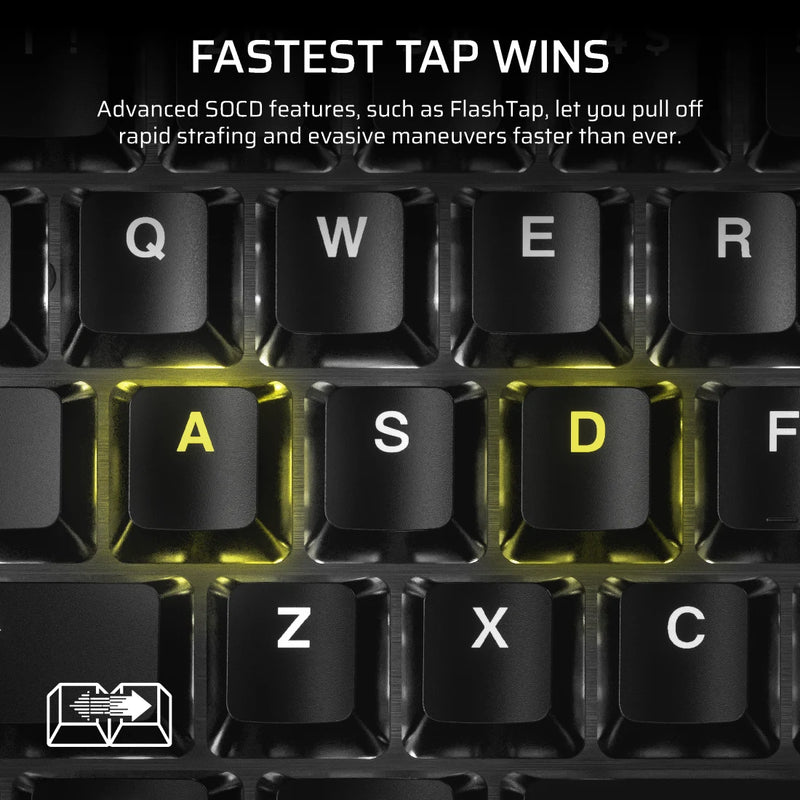 【優惠價】CORSAIR K70 PRO TKL 高效能 Hall Effect 可程式化遊戲鍵盤配備 Rapid Trigger CH-911911G-NA