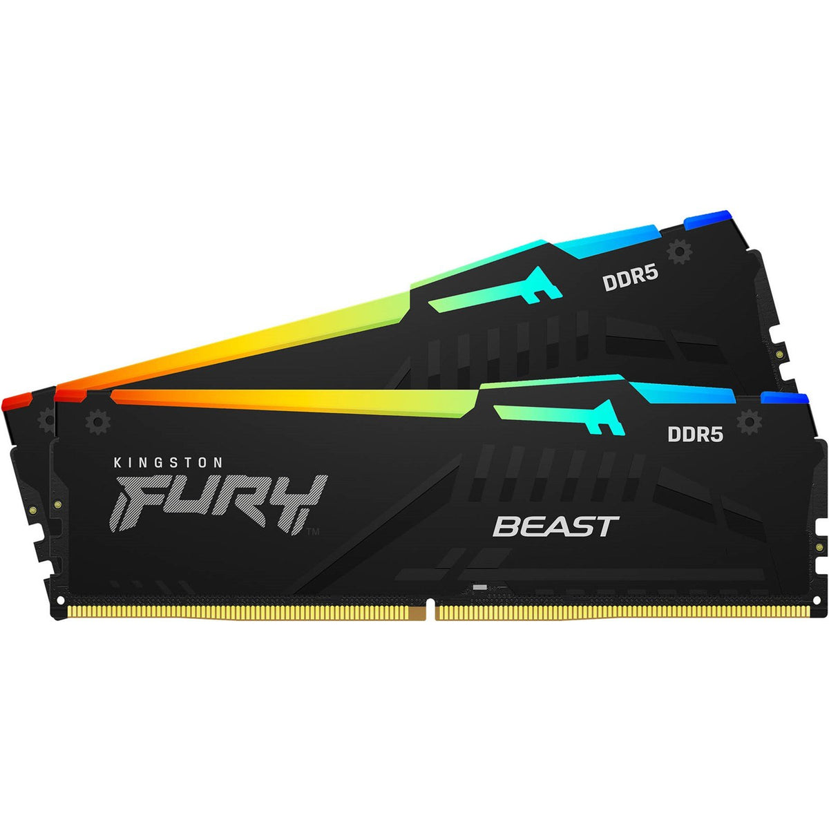Kingston 128GB Kit (2x64GB) KF556C36BBEAK2-128 FURY Beast RGB DDR5 560