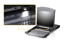 ATEN KL1516AN 16-Port Multi-Interface Cat 5 Dual Rail 19" LCD KVM Switch