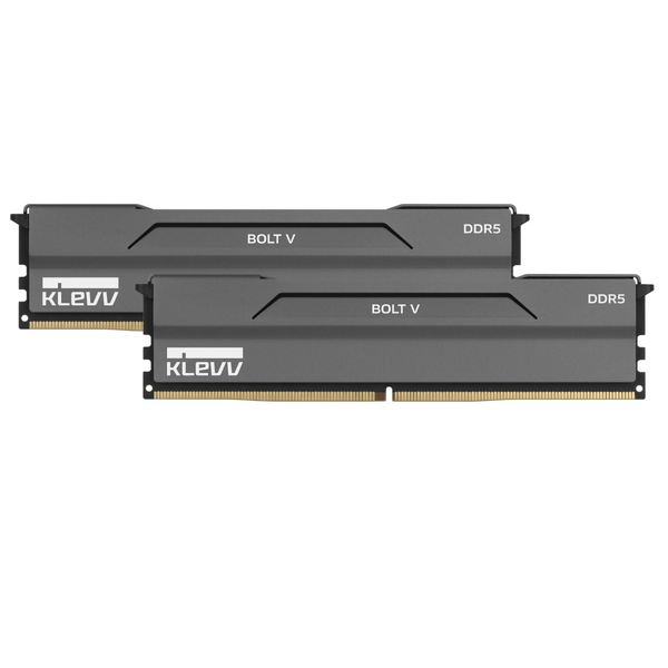 KLEVV Bolt V Black 黑色 DDR5 32GB (2x16GB) 6400MHz CL30 A-DIE Memory SK Hynix Chip AMD EXPO & Intel XMP 3.0 BV16X2-KD5AGUA80-64B300H