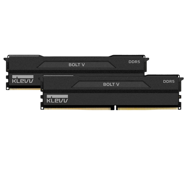 KLEVV Bolt V Black 黑色 DDR5 32GB (2x16GB) 6400MHz CL30 A-DIE Memory SK Hynix Chip AMD EXPO & Intel XMP 3.0 BV16X2-KD5AGUA80-64B300H