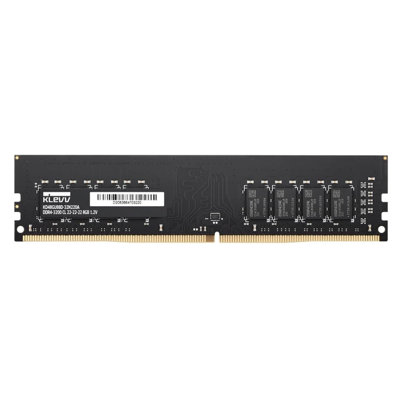 KLEVV 8GB DDR4 3200MHz Memory (V8-KD48GU880-32N220A) KLEVV 8GB DDR4 3200MHz Memory (V8-KD48GU880-32N220A)