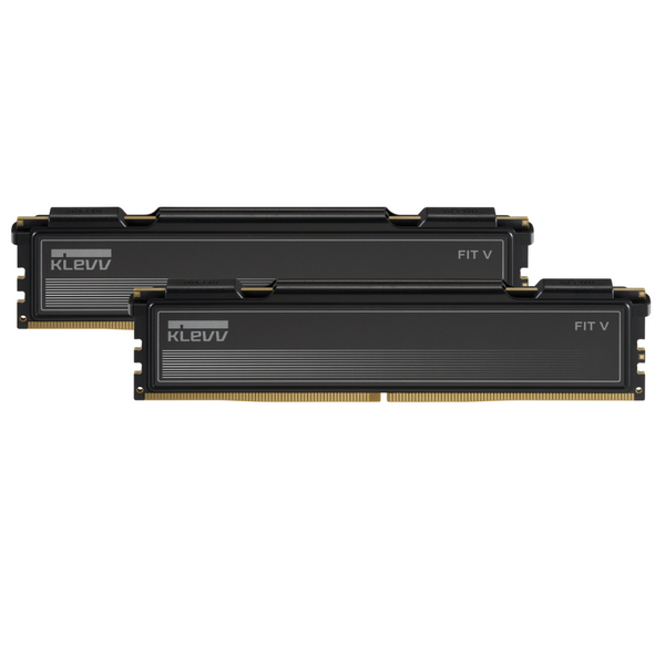 KLEVV Fit V Black 黑色 DDR5 32GB (2x16GB) 6000MHz CL28 Memory SK Hynix Chip AMD EXPO & Intel XMP 3.0 FV16X2-KD5AGU880-60B280L