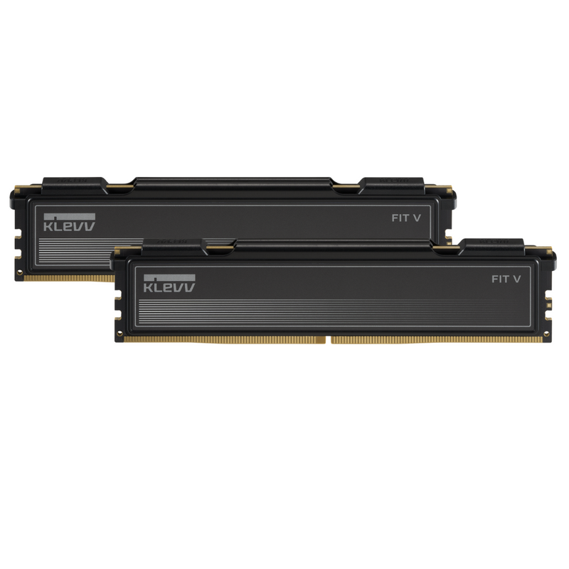 KLEVV Fit V Black 黑色 DDR5 32GB (2x16GB) 6000MHz CL28 Memory SK Hynix Chip AMD EXPO & Intel XMP 3.0 FV16X2-KD5AGU880-60B280L