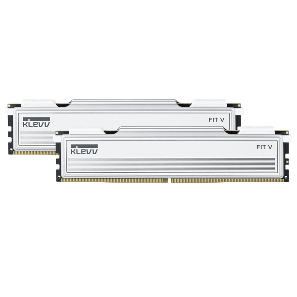 KLEVV Fit V White 白色 DDR5 32GB (2x16GB) 6000MHz CL28 Memory SK Hynix Chip AMD EXPO & Intel XMP 3.0 FV16X2-KD5AGU880-60B280F