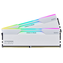 KLEVV CRAS V RGB White 白色 DDR5 32GB (2x16GB) 8000MHz CL38 Memory SK Hynix Chip AMD EXPO & Intel XMP 3.0 (CV16X2-KD5AGUA80-80D380J)