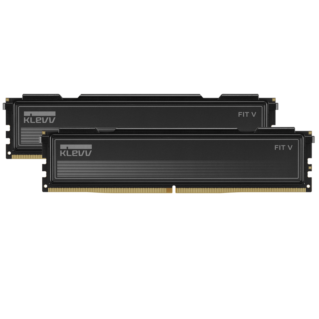 Klevv Memory KLEVV Fit V Black 黑色 DDR5 32GB (2x16GB) 6400MHz CL32 Memory SK Hynix C