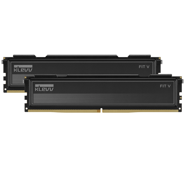 KLEVV Fit V Black 黑色 DDR5 16GB (1x16GB) 6000MHz CL30 Memory SK Hynix Chip AMD EXPO & Intel XMP 3.0 FV16X2-KD5AGU880-60A300L