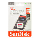 SanDisk 256GB Ultra microSD (CL10 UHS-I A1 Full HD 150MB/s) SDSQUAC-256G-GN6MN 772-4560