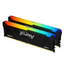 Kingston 32GB Kit (2x16GB) KF432C16BB12AK2/32 FURY Beast RGB DDR4 3200MHz Memory