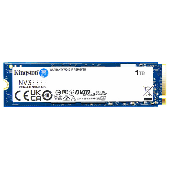 Kingston 1TB NV3 SNV3S/1000G M.2 2280 PCIe Gen4 x4 SSD 