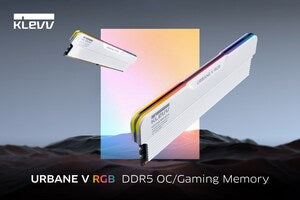 KLEVV Urbane V RGB White 白色 DDR5 32GB (2x16GB) 6400MHz CL32 Memory SK Hynix Chip AMD EXPO & Intel XMP 3.0 UV16X2-KD5AGUA80-64A320M