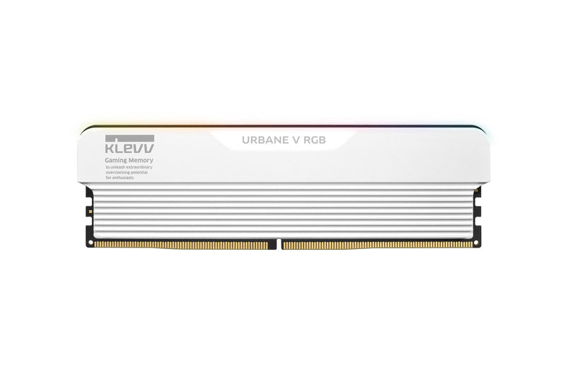 KLEVV Urbane V RGB DDR5 32GB (2x16GB) 6000MHz CL30 1.35V Gaming Desktop Memory SK Hynix Chip XMP 3.0 / AMD Expo Ready - White KD5AGUA80-60A300M
