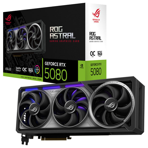 (少量現貨) ASUS ROG ASTRAL GeForce RTX 5080 OC 16GB GDDR7 ROG-ASTRAL-RTX5080-O16G-GAMING (DI-E5080A1)