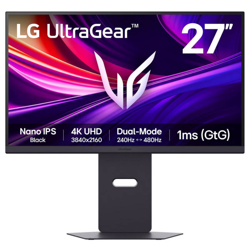 [最新產品] LG 27" 27G850A-B 480Hz/240Hz 4K UHD IPS (16:9) 雙模式電競顯示器