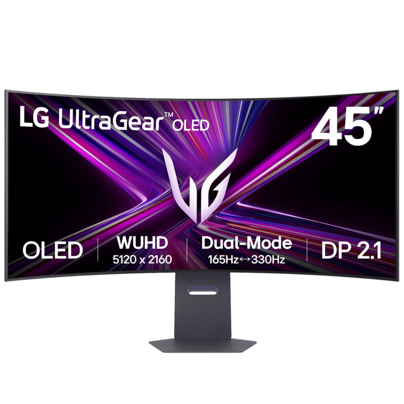 [最新產品] LG 44.5" 45GX950A-B 165Hz 5K 5120x2160 OLED (21:9) 曲面電競顯示器