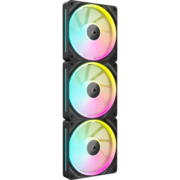 Corsair iCUE LINK LX120 RGB Starter Kit Black 120mm PWM PC Case Triple Pack (3-pack) (CO-9051026-WW) 