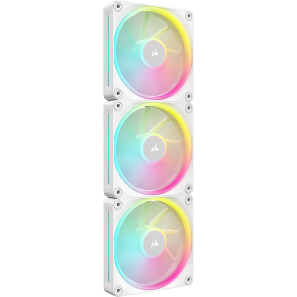 Corsair iCUE LINK LX120 RGB Starter Kit White 120mm PWM PC Case Triple Pack (3件裝) (CO-9051030-WW)